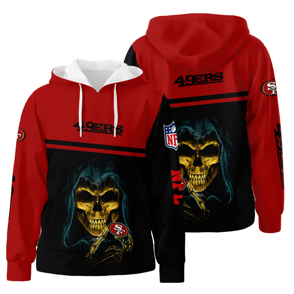 San Francisco 49ers 3D All Over Print Hoodie Zip-Up Hoodie Neasalamis
