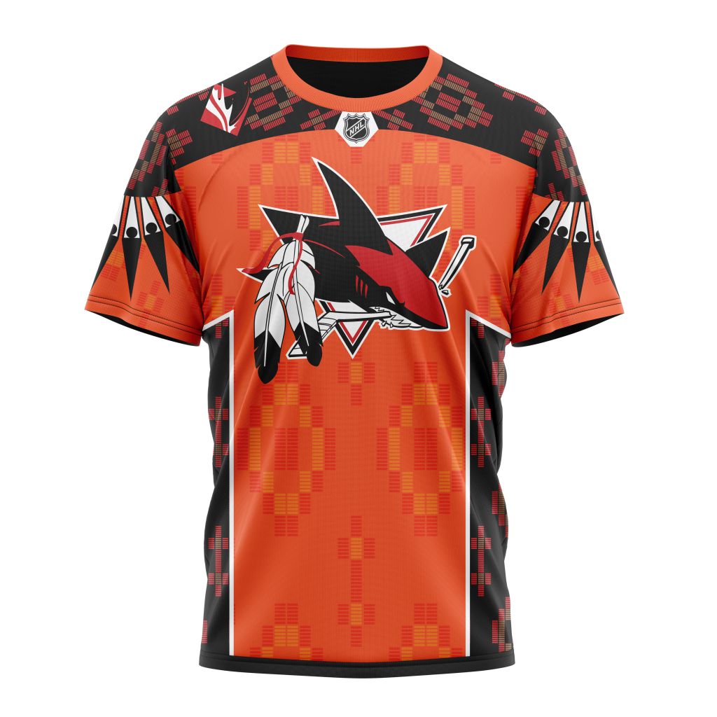 San Jose Sharks Specialized Design Support Child Live Maters Personalized Name And Number T-Shirt Style 61459 Neasalamis.com