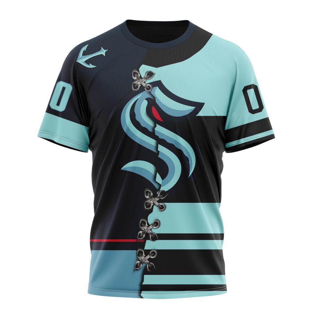 Seattle Kraken Special Home Mix Reverse Retro Personalized Kits Personalized Name And Number T-Shirt Style Neasalamis.com