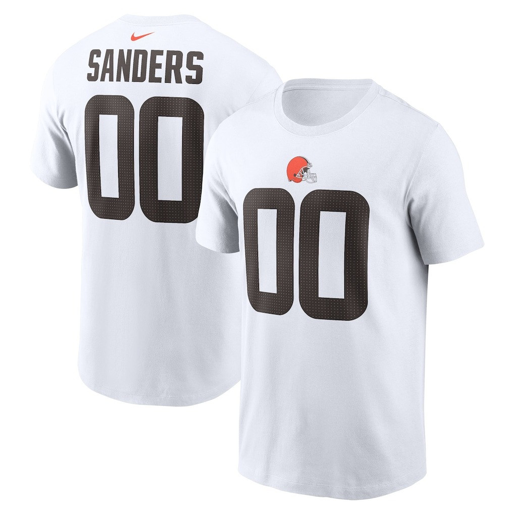 Shedeur Sanders Cleveland Browns Shirt 2025 NFL Draft Name & Number T-Shirt Merch Apparel Neasalamis.com