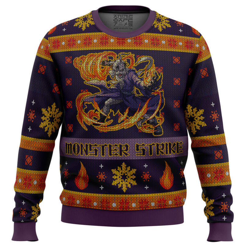 Shishio Makoto Monster Strike Rurouni Kenshin Samurai X Ugly Christmas Sweater Ceasalamis