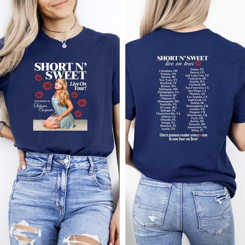 Short And Sweet T-Shirtabrina Merch Gifts For Carpenter Fans Neasalamis.com