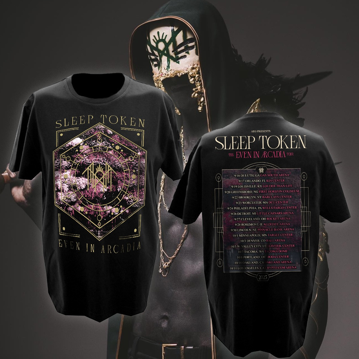 Sleep Token Even In Arcadia Tour 2025 T-Shirt Music Neasalamis.com