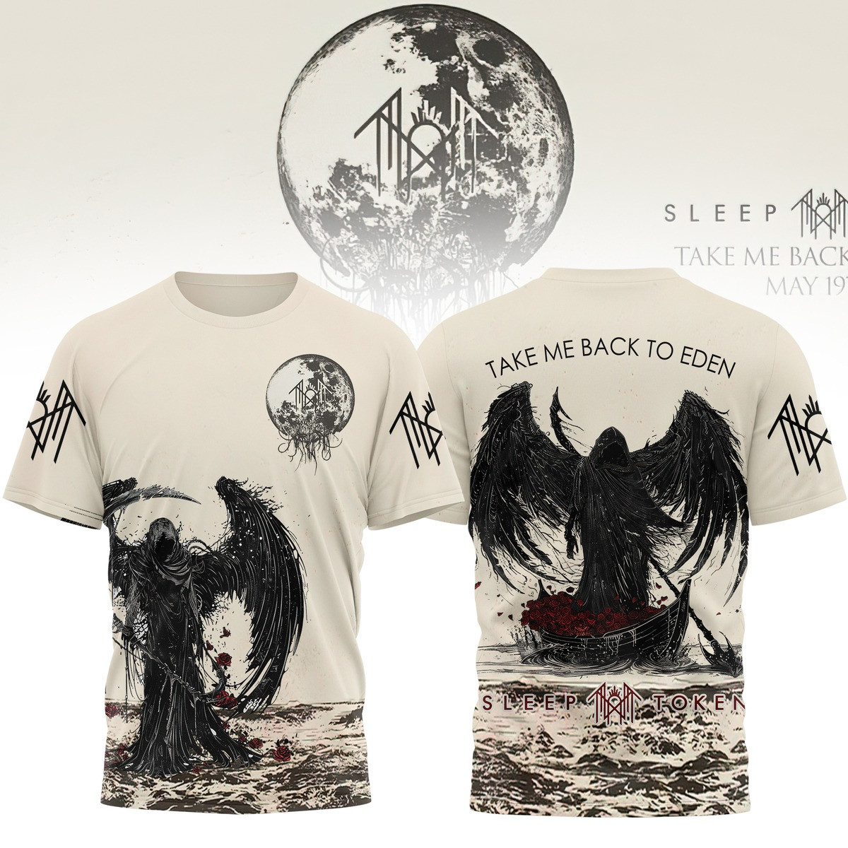 Sleep Token Merch T-Shirt Take Me Back To Eden Sleep Token Fan Merchandise Gifts Neasalamis.com