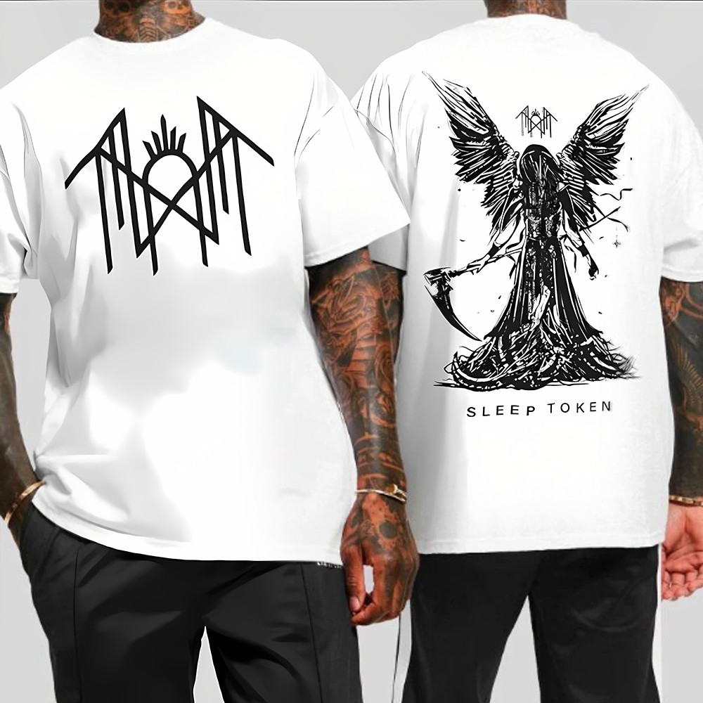 Sleep Token Shirt Reaper Angel Sleep Token Band Tee Shirts Tour Merch Neasalamis.com