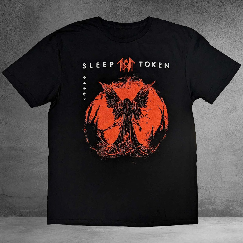 Sleep Token Shirt Take Me Back To Eden Reaper Angel Sleep Token Tour Merch Tee Shirts Neasalamis.com