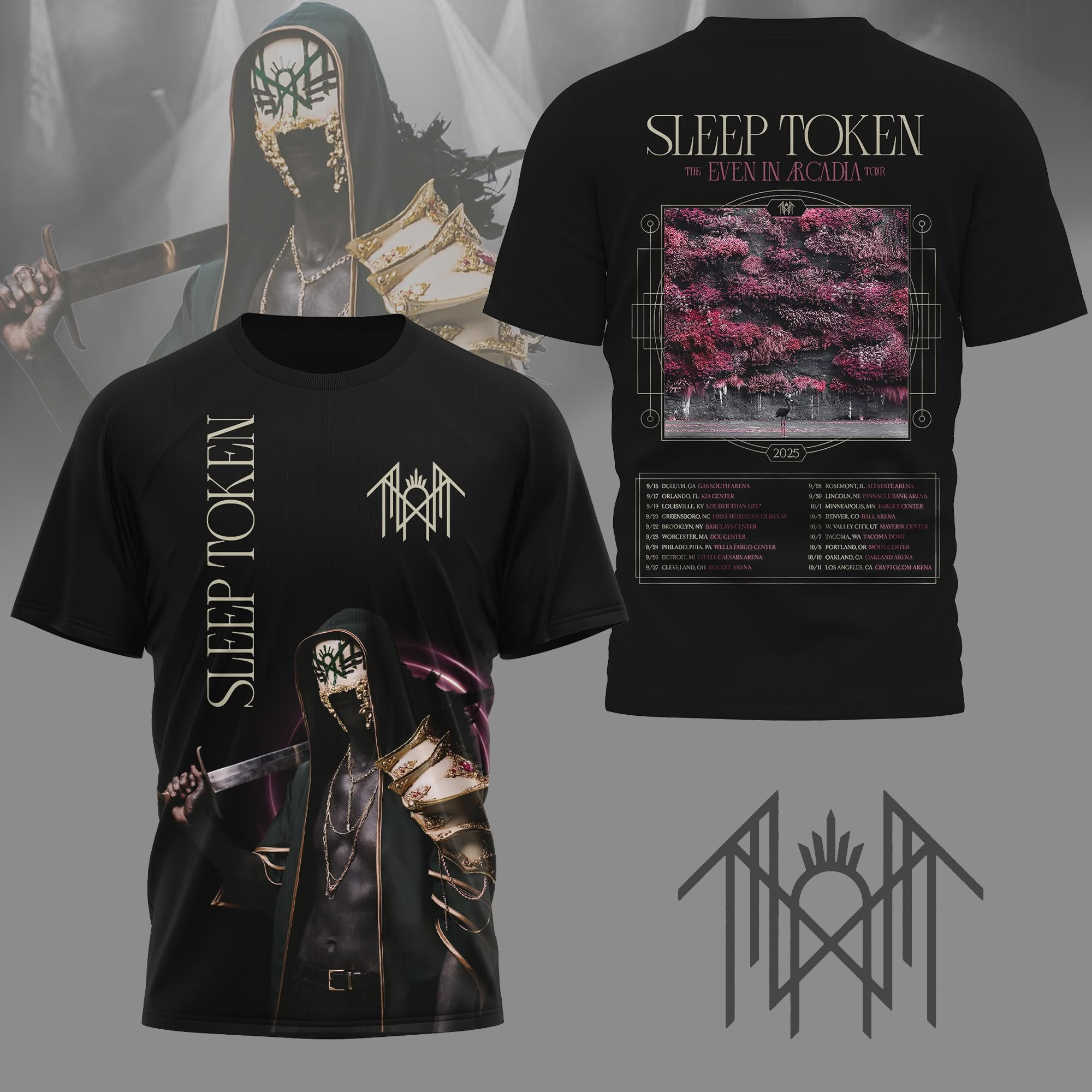 Sleep Token Shirt The Even In Arcadia Tour 2025 Sleep Token Merch Neasalamis.com