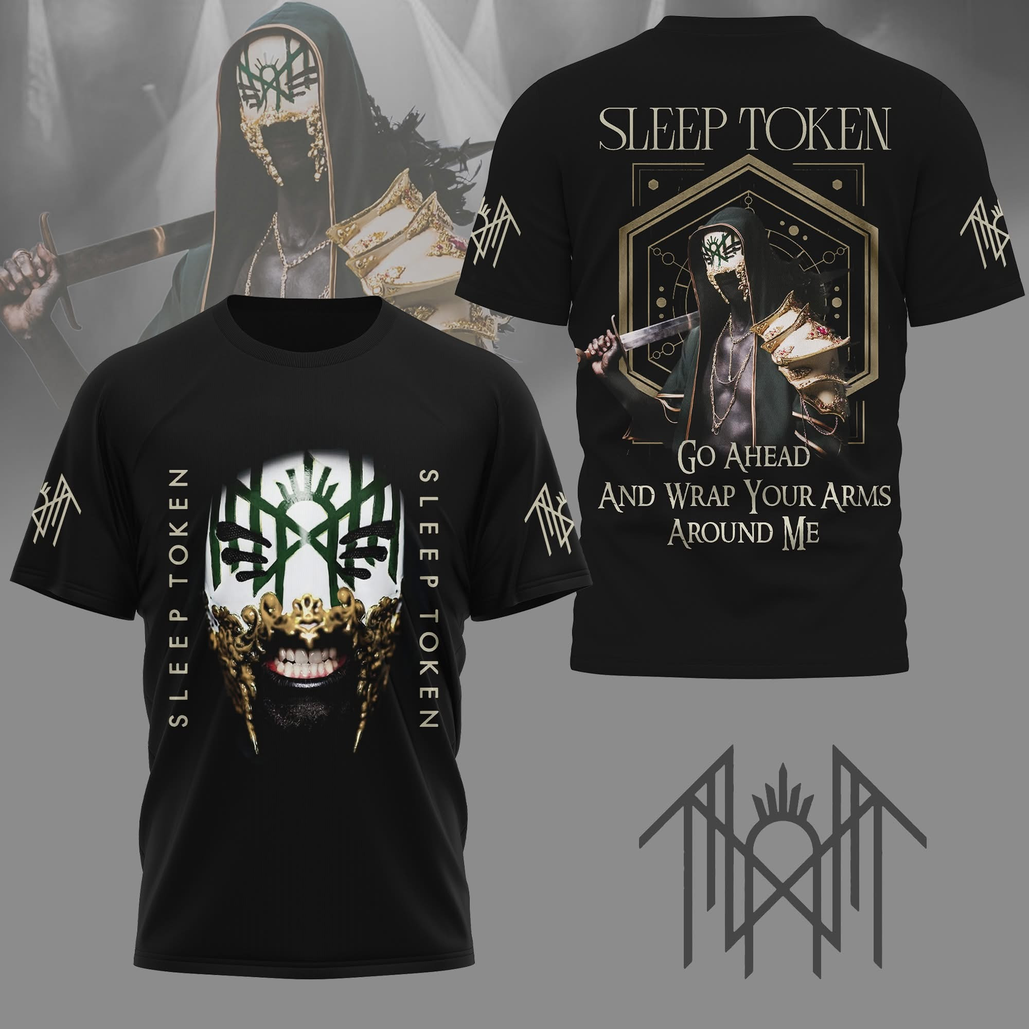 Sleep Token Tour Merch T-Shirt Go Ahead And Wrap Your Arms Around Me Sleep Token Neasalamis.com