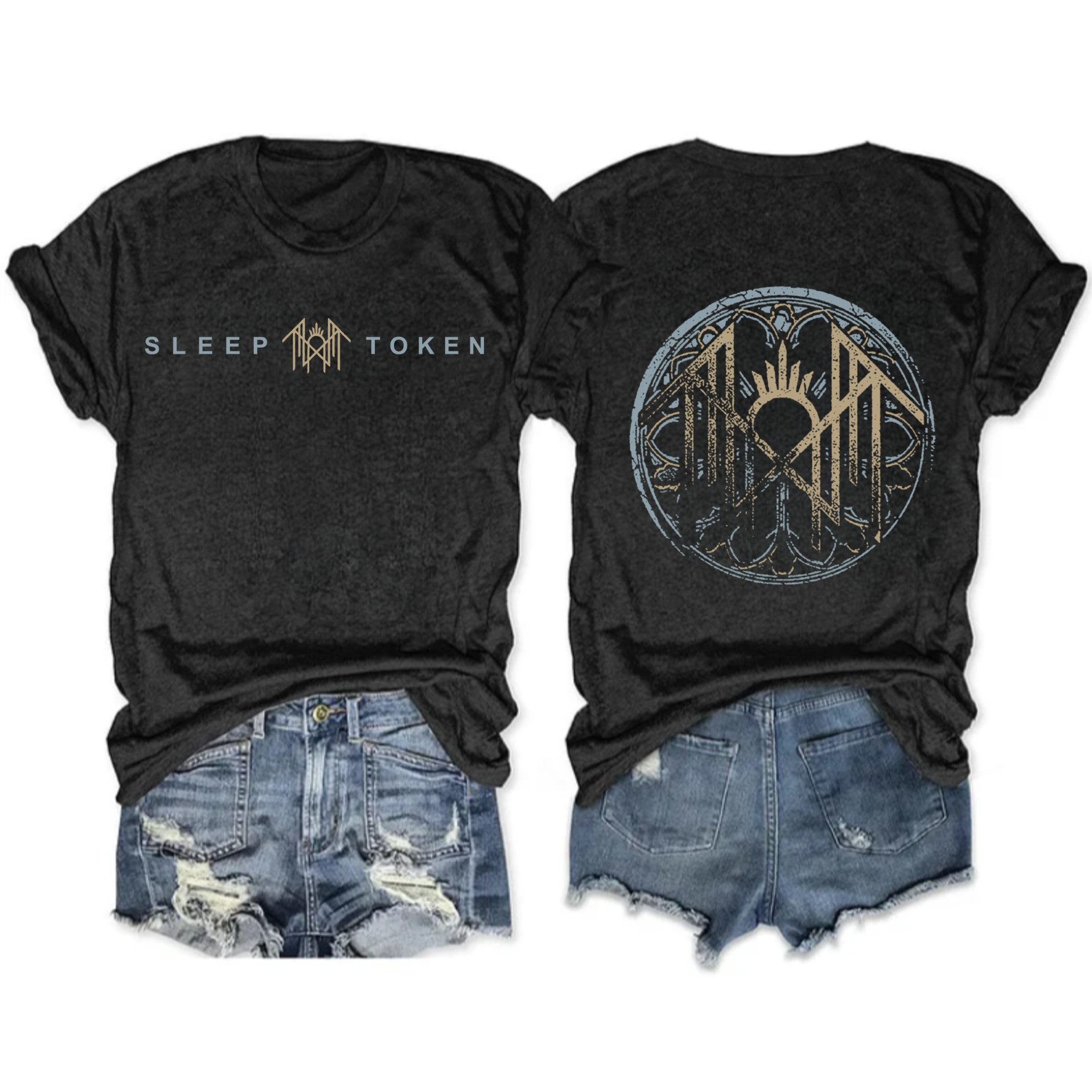 Sleep Token Tour Merch Women's T-Shirtleep Token Merchandise For Her Neasalamis.com