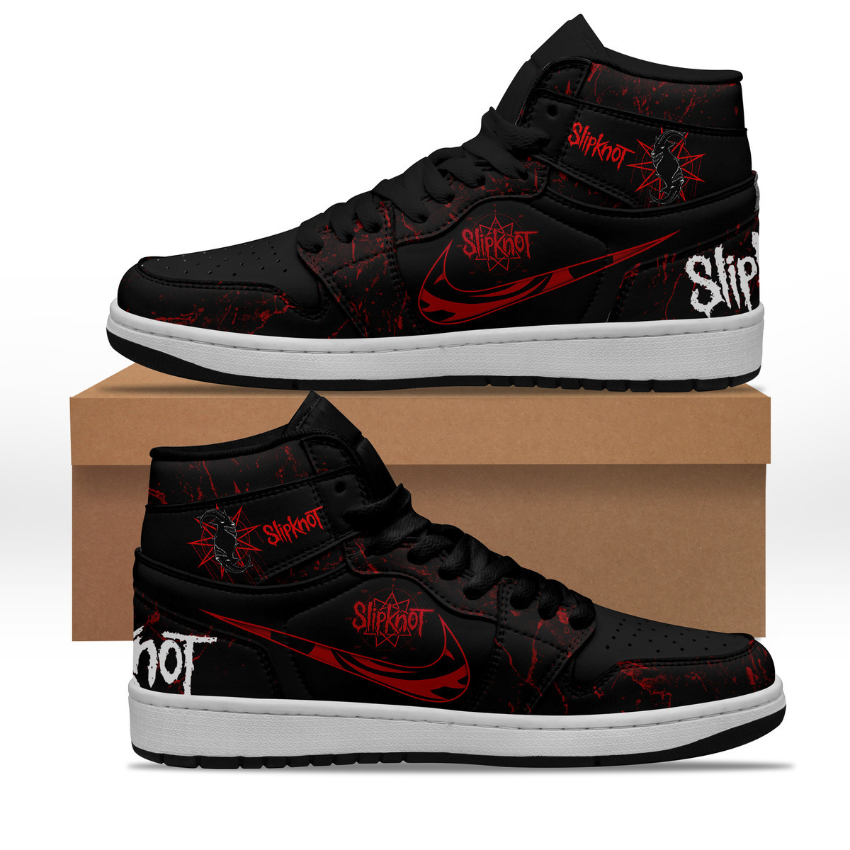 Slipknot AJ1 High Sneakers Shoes For Men And Women Calebmatthewhans Neasalamis