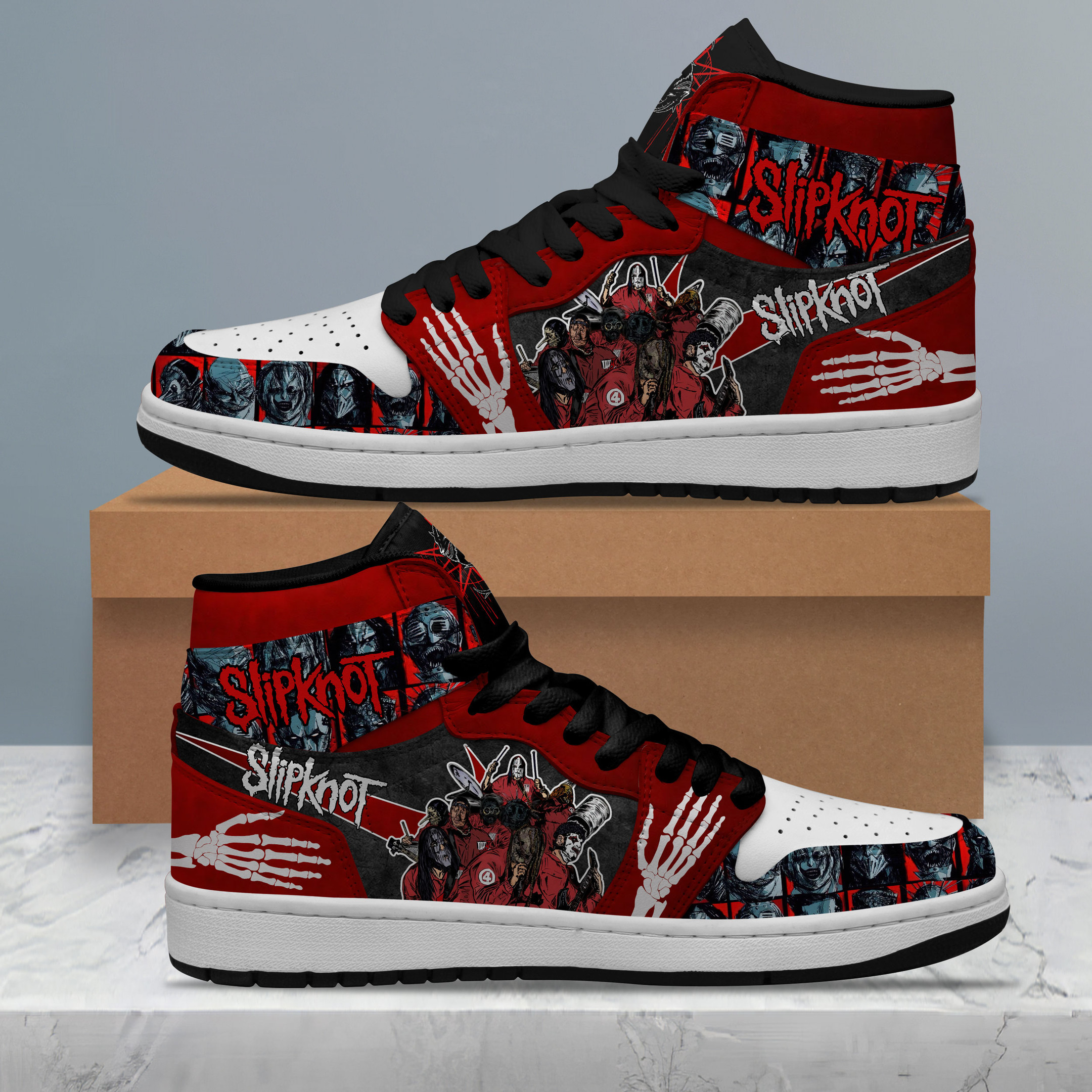 Slipknot AJ1 High Sneakers Shoes For Men And Women Calebmatthewhans Neasalamis