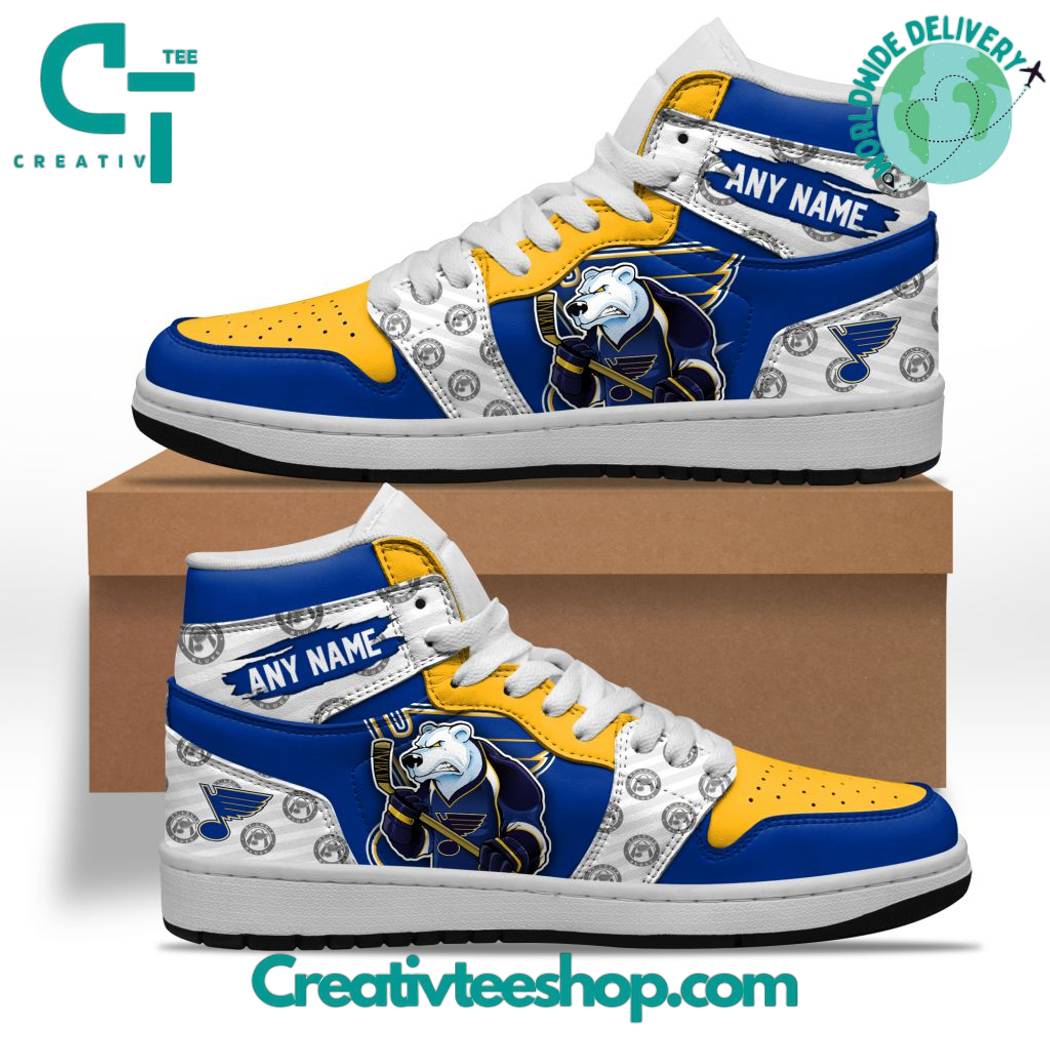 St Louis Blues AJ1 High Sneakers Shoes For Men And Women Calebmatthewhans Neasalamis