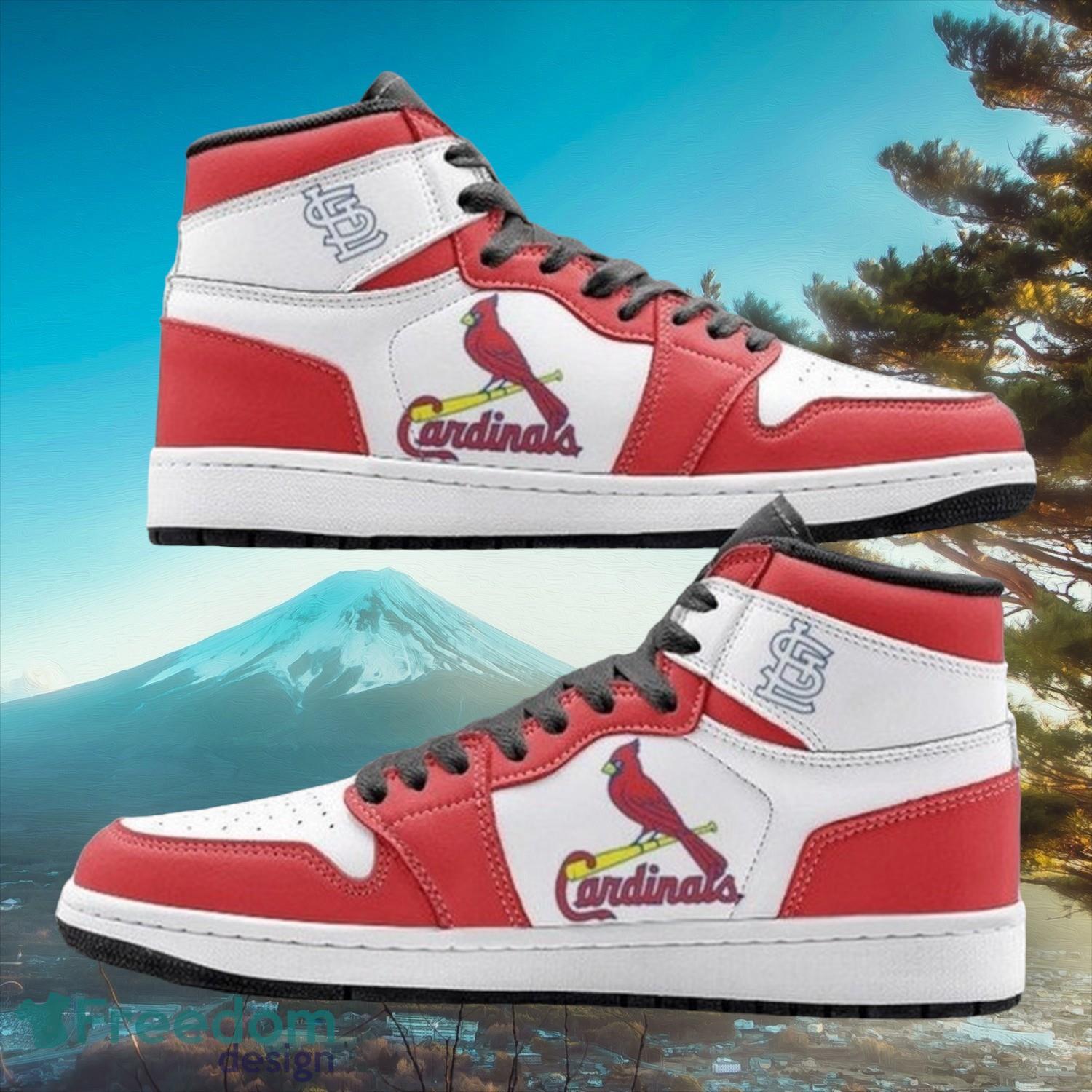 St. Louis Cardinals AJ1 High Sneakers Shoes For Men And Women Calebmatthewhans Neasalamis