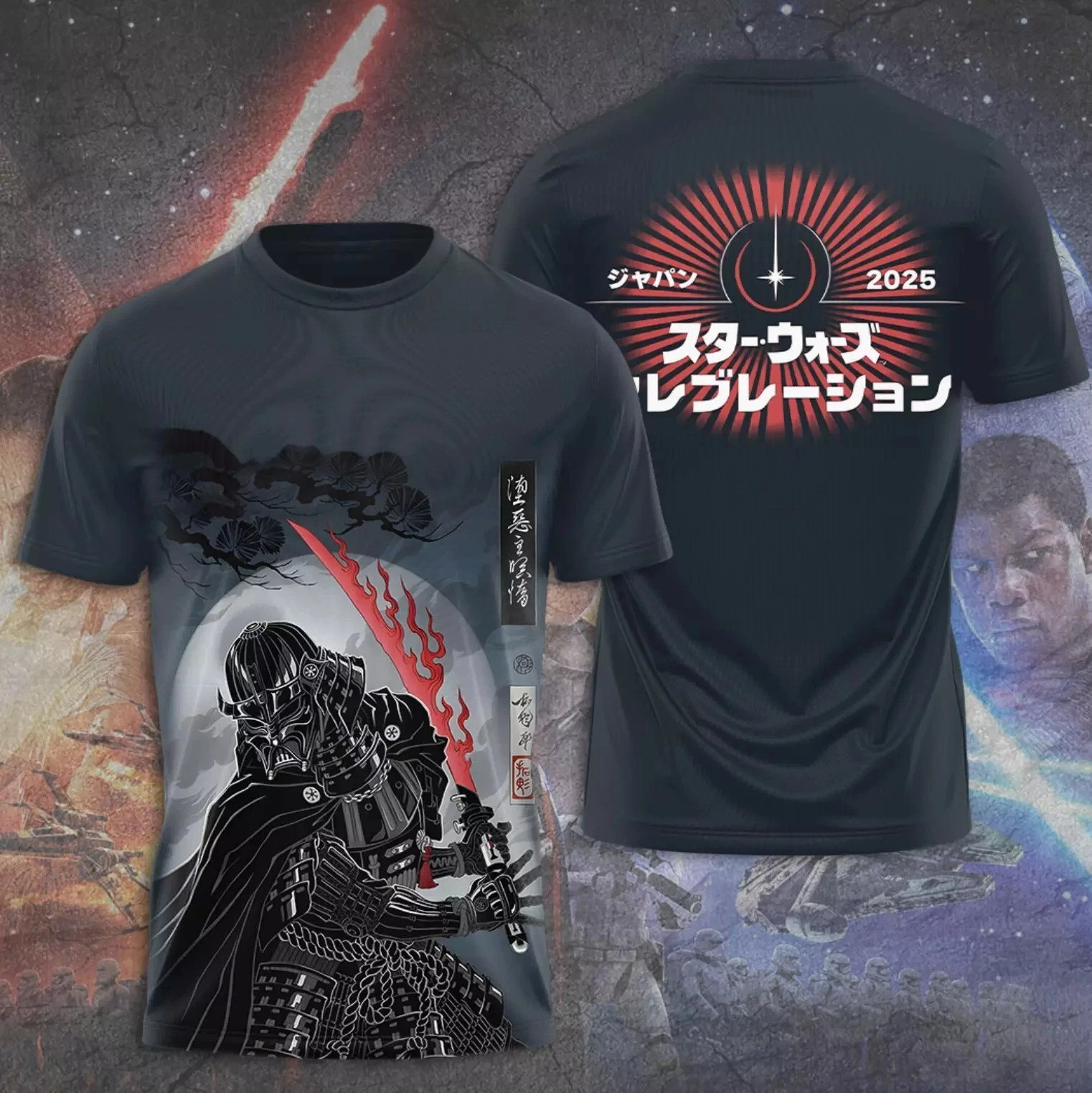 Star Wars Celebration Japan 2025 Art Show 3D T-Shirt Neasalamis.com