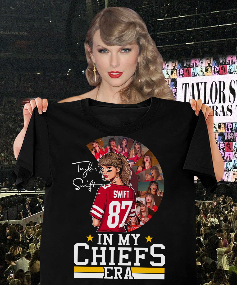 Taylor Swift In My Chiefs Era LIX Super Bowl 2025 T-Shirt For Swifties Neasalamis.com
