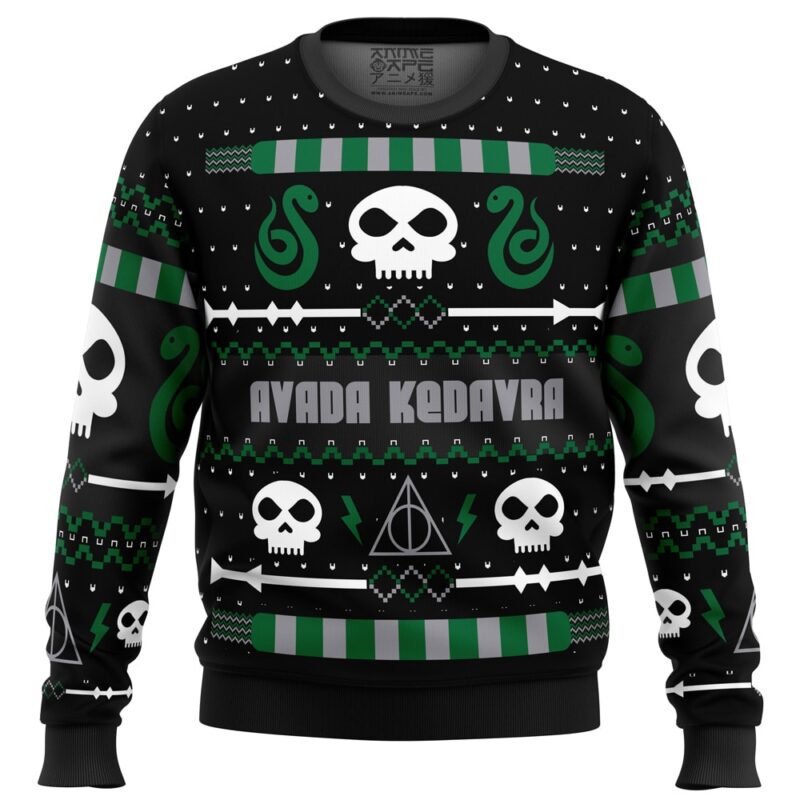 The Dark Sweater Harry Potter Ugly Christmas Sweater Ceasalamis