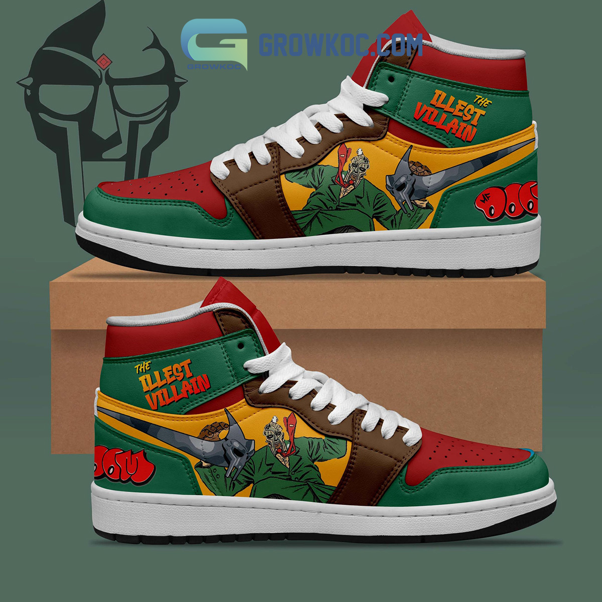 The Illest Villain AJ1 High Sneakers Shoes For Men And Women Calebmatthewhans Neasalamis