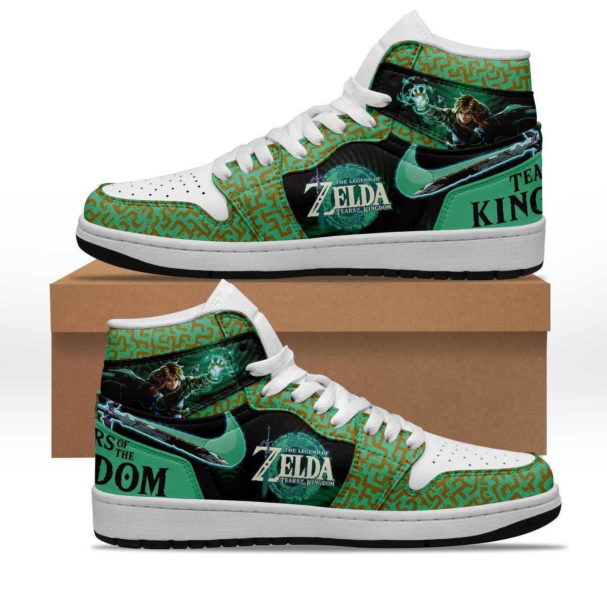 The Legend of Zelda AJ1 High Sneakers Shoes For Men And Women Calebmatthewhans Neasalamis