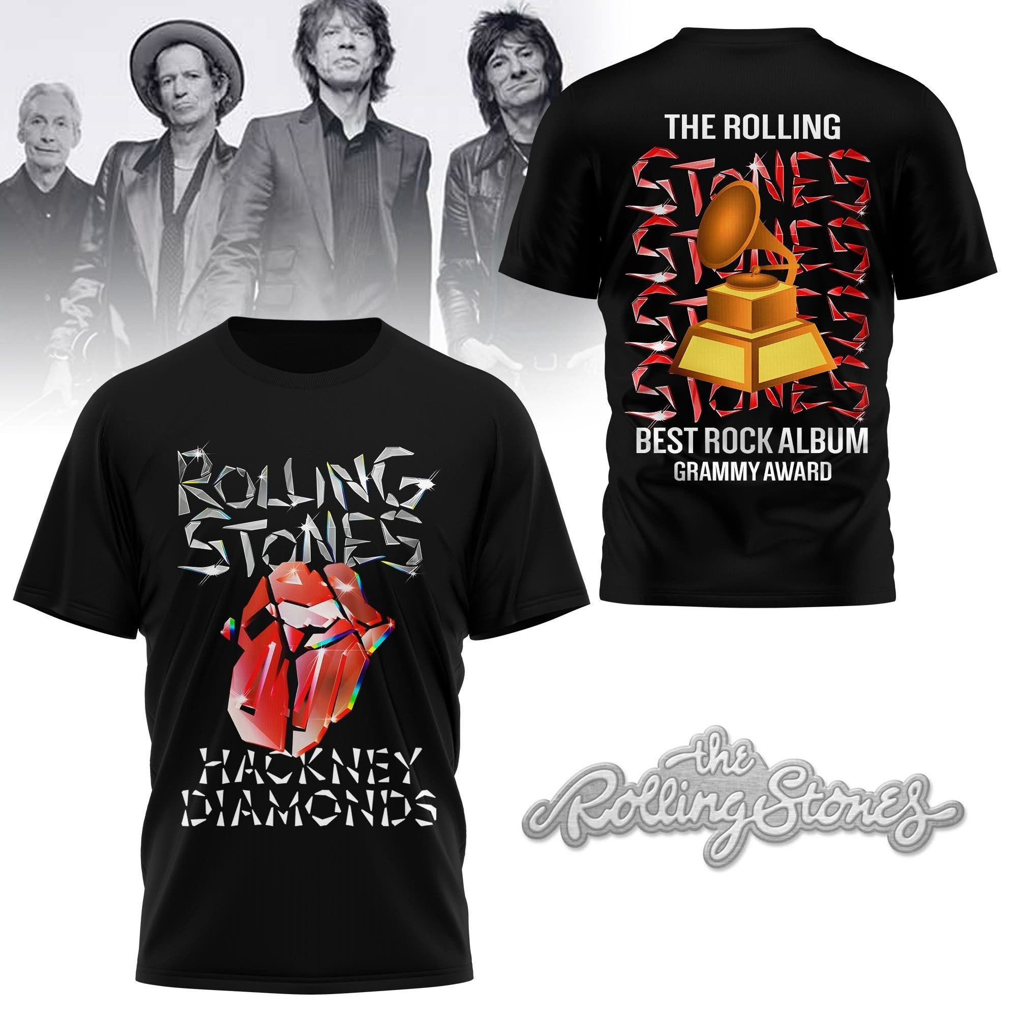The Rolling Stone Hackney Diamonds T-Shirt Good Gift For Dad Neasalamis.com