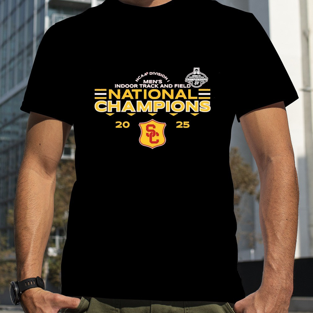 USC Trojans 2025 NCAA Men's Indoor Track And Field National Champions Shirt Basketball Neasalamis.com
