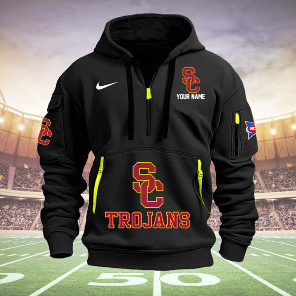 USC Trojans Quarter Zip Hoodie Style Neasalamis