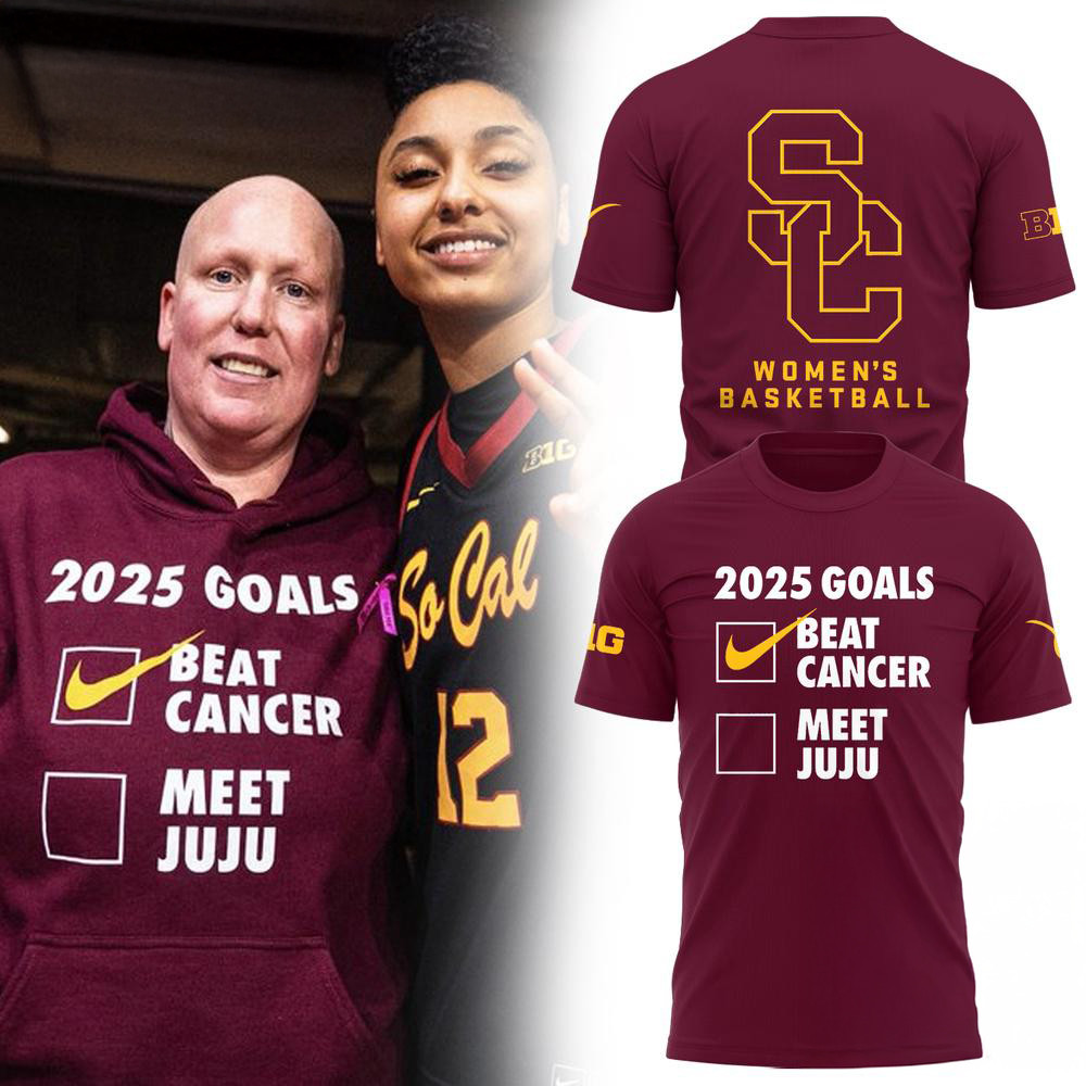 USC Trojans Women's Basketball Beat Cancer Shirt Best Gifts For Basketball Lovers Neasalamis.com