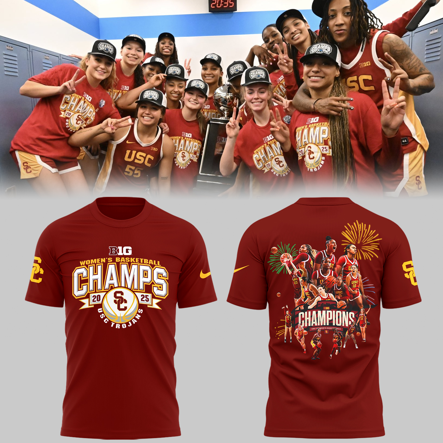 USC Women's Basketball x CHAMPIONS T-Shirt Best Basketball Gifts Neasalamis.com