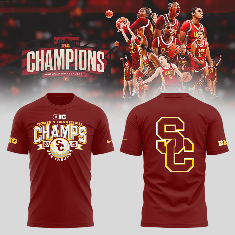 USC Women's Basketball x CHAMPIONS T-Shirtenior Night Gifts For Basketball Players Neasalamis.com