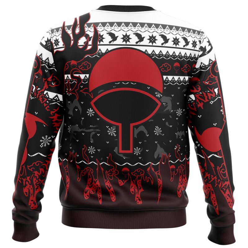 Uchiha Emblem Shippuden Christmas Sweater Ceasalamis