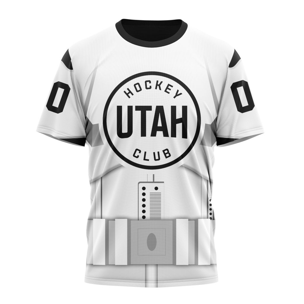 Utah Hockey Club Special Star Wars Stormtroopers Design Personalized Name And Number T-Shirt Style Neasalamis.com