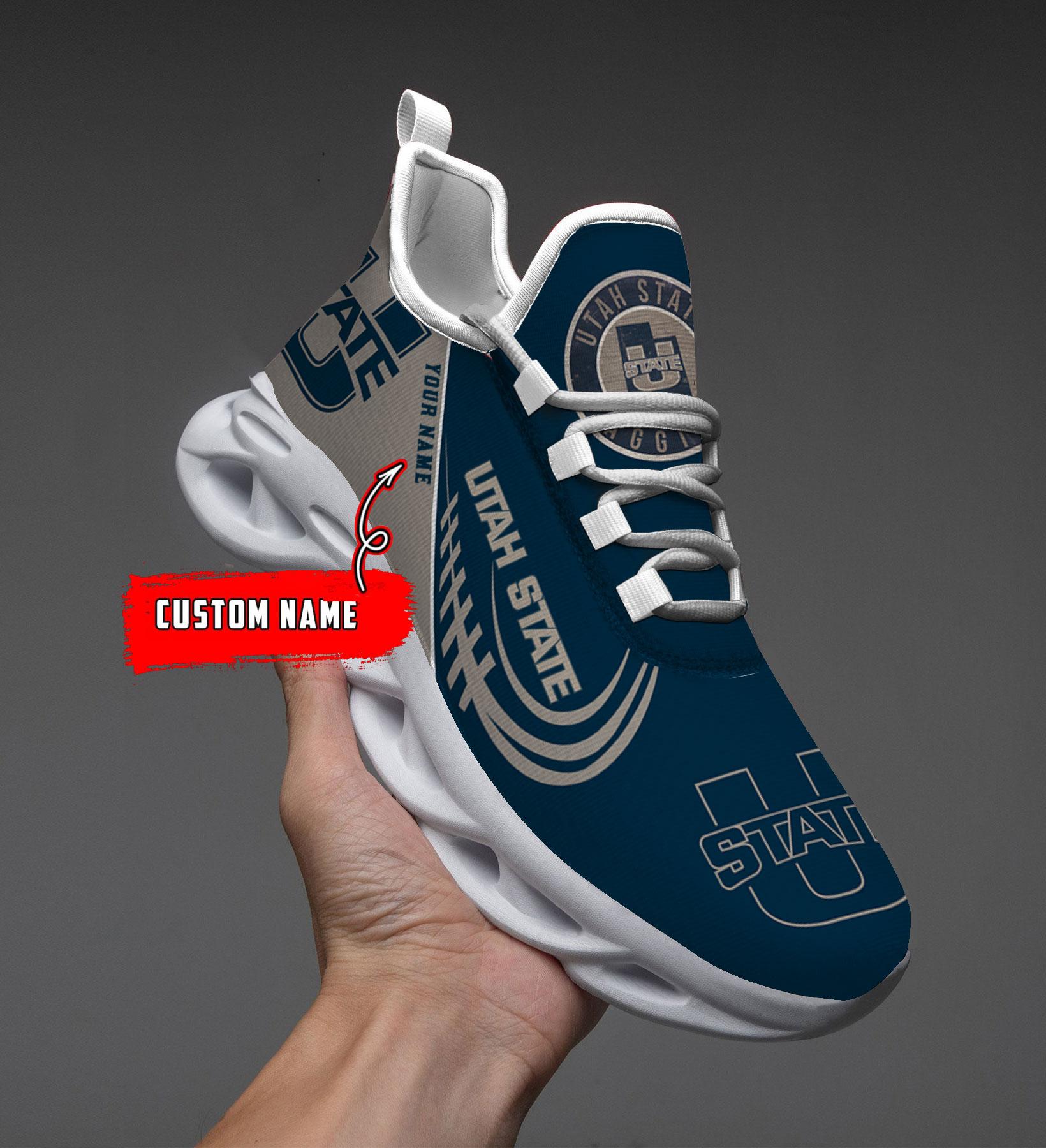 Utah State Aggies Max Soul Shoes Sneakers For Men And Women neasalamis.com