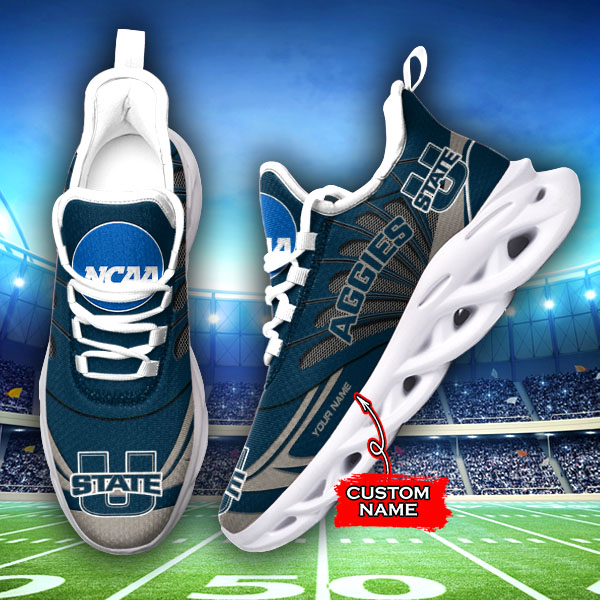 Utah State Aggies NCAA Max Soul Shoes Sneakers For Men And Women neasalamis.com