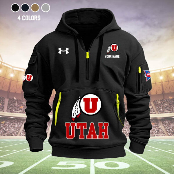 Utah State Aggies Quarter Zip Hoodie Style Neasalamis