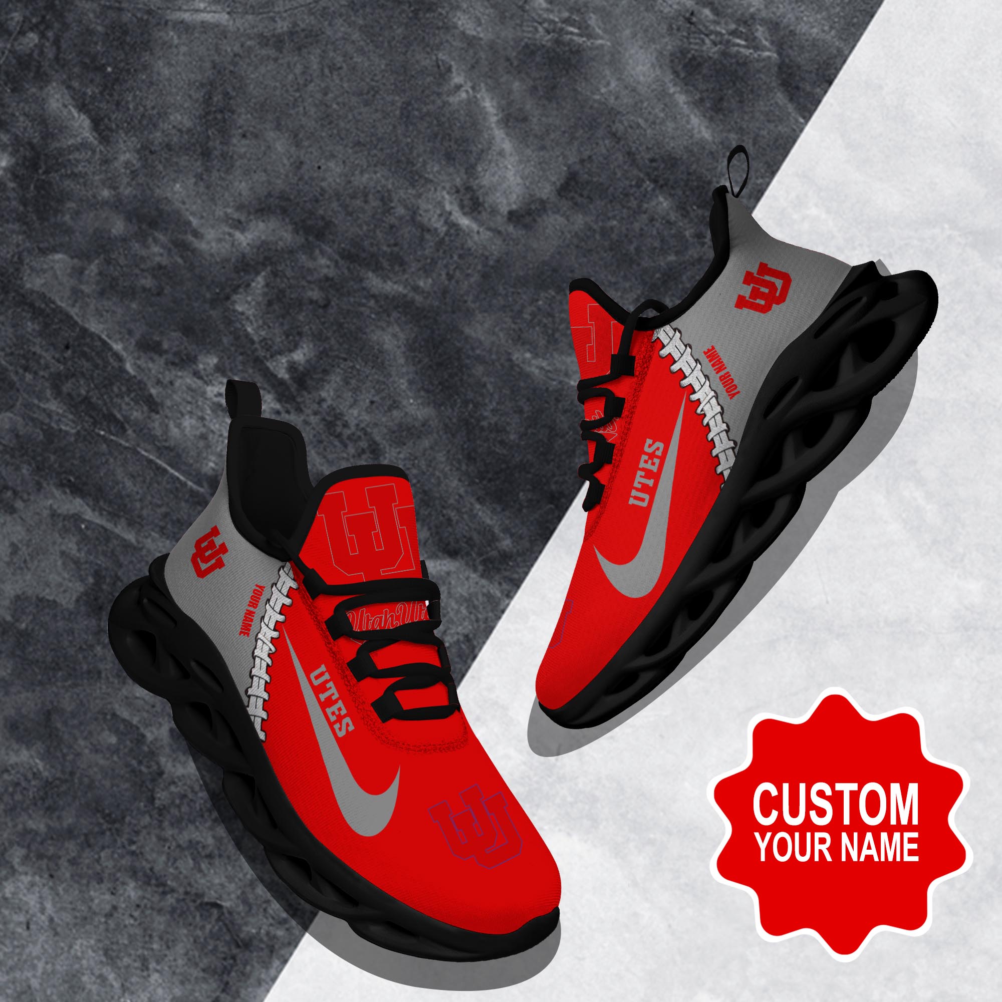 Utah Utes Max Soul Shoes Sneakers For Men And Women neasalamis.com