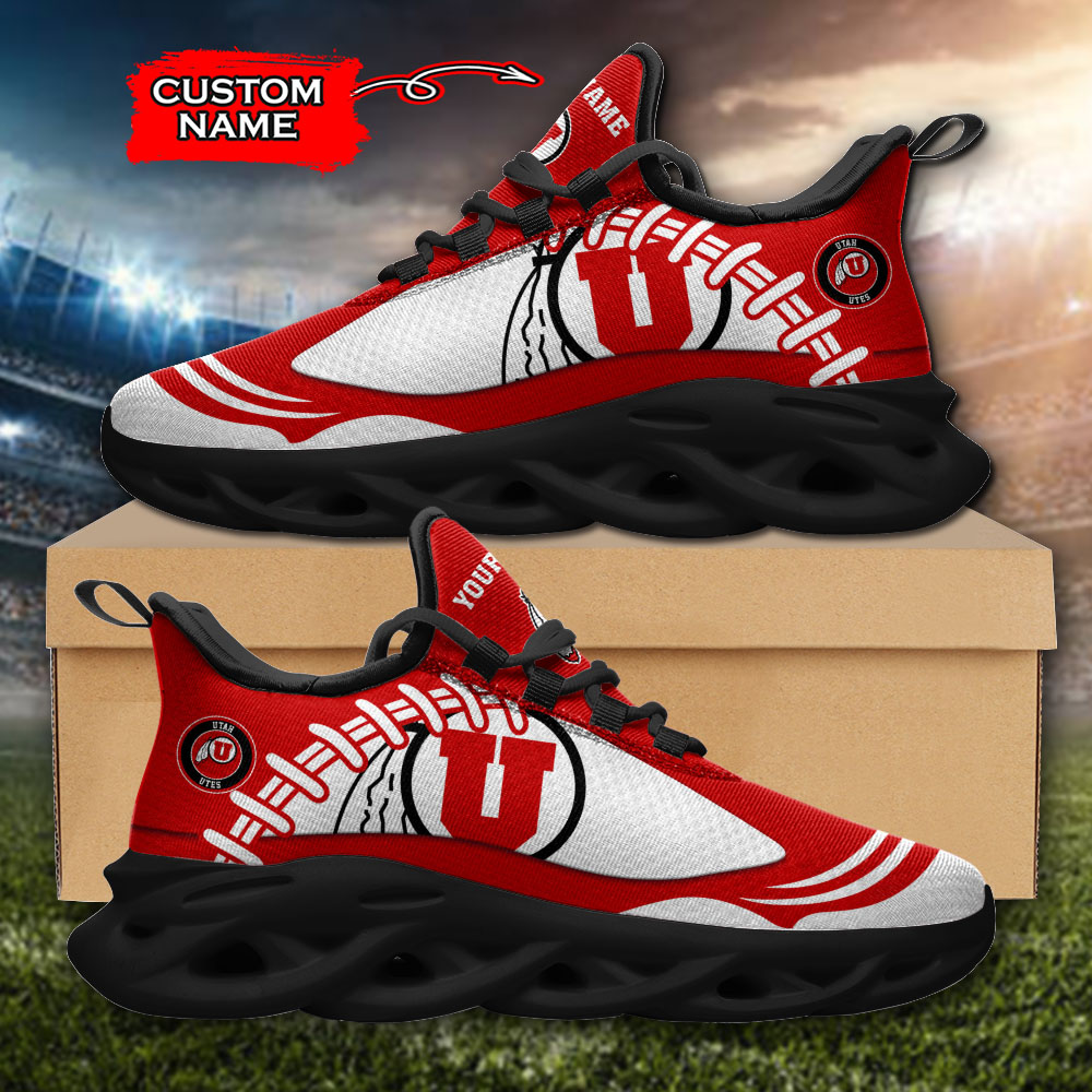 Utah Utes NCAA Max Soul Shoes Sneakers For Men And Women neasalamis.com