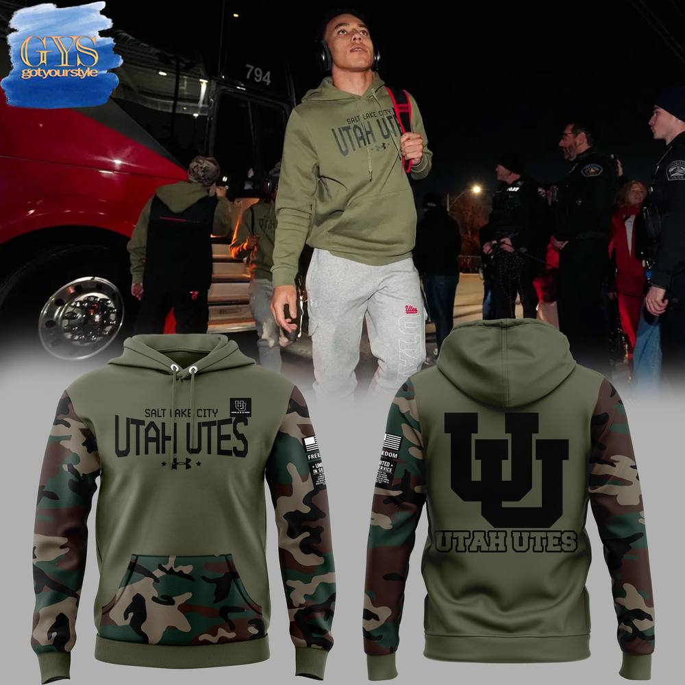 Utah Utes Salt Lake City Thyme Freedom Hoodie Neasalamis