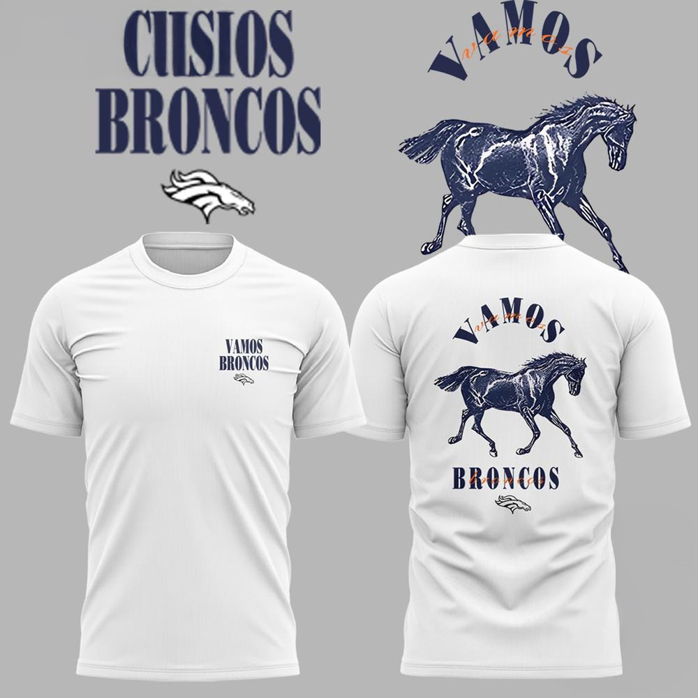 Vamos Denver Broncos Football Limited Edition T-Shirt Presents For Football Fans Neasalamis.com