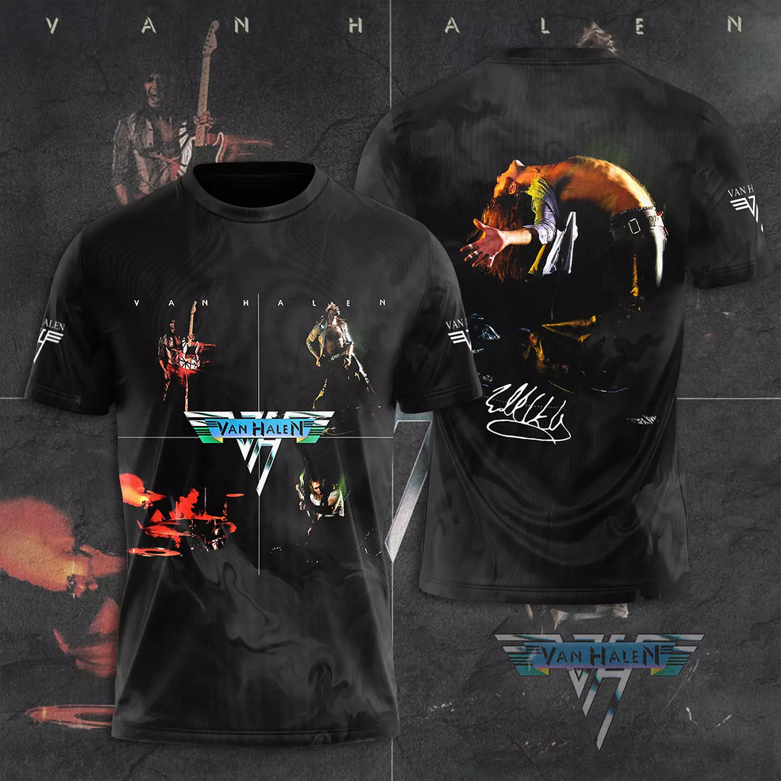 Van Halen 3D Apparel TShirt Hoodie For Men Women Neasalamis.com