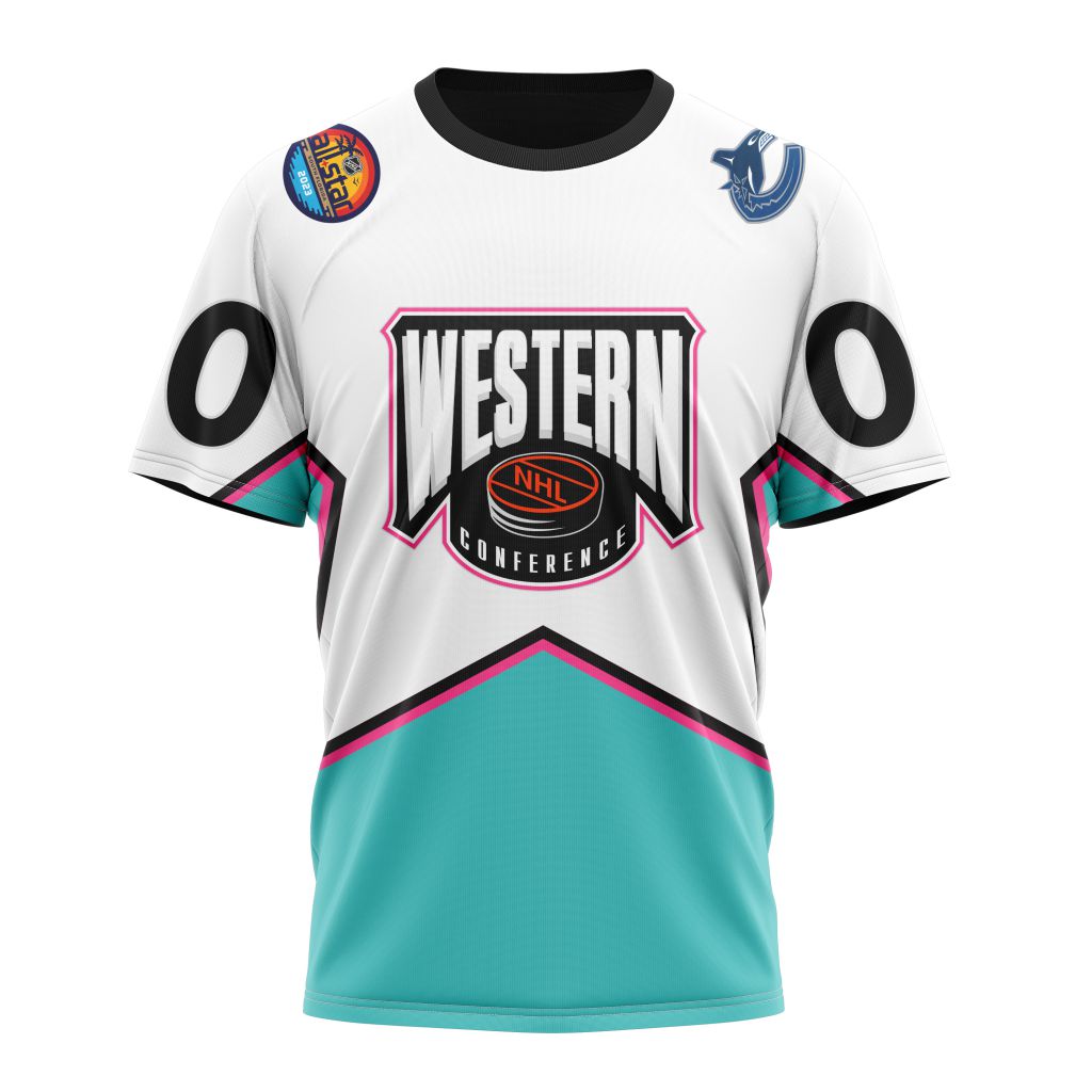 Vancouver Canucks All-Star Western Conference 2023 Personalized Name And Number T-Shirt Style Neasalamis.com