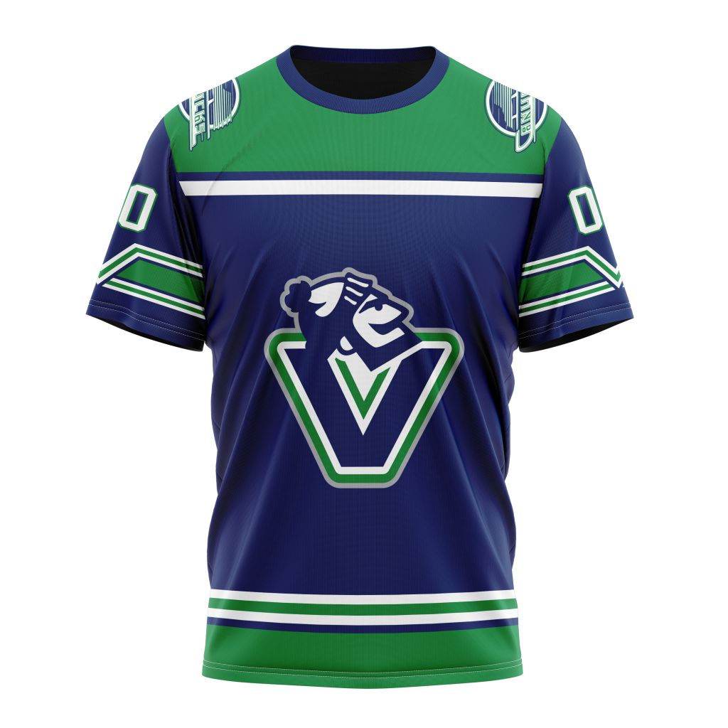 Vancouver Canucks Personalized Alternate Concepts Kits 01 Personalized Name And Number T-Shirt Style Neasalamis.com