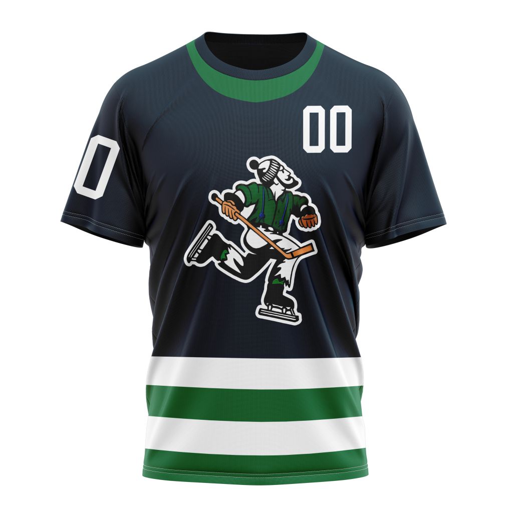 Vancouver Canucks Reverse Retro Kits 2022 Personalized Name And Number T-Shirt Style Neasalamis.com
