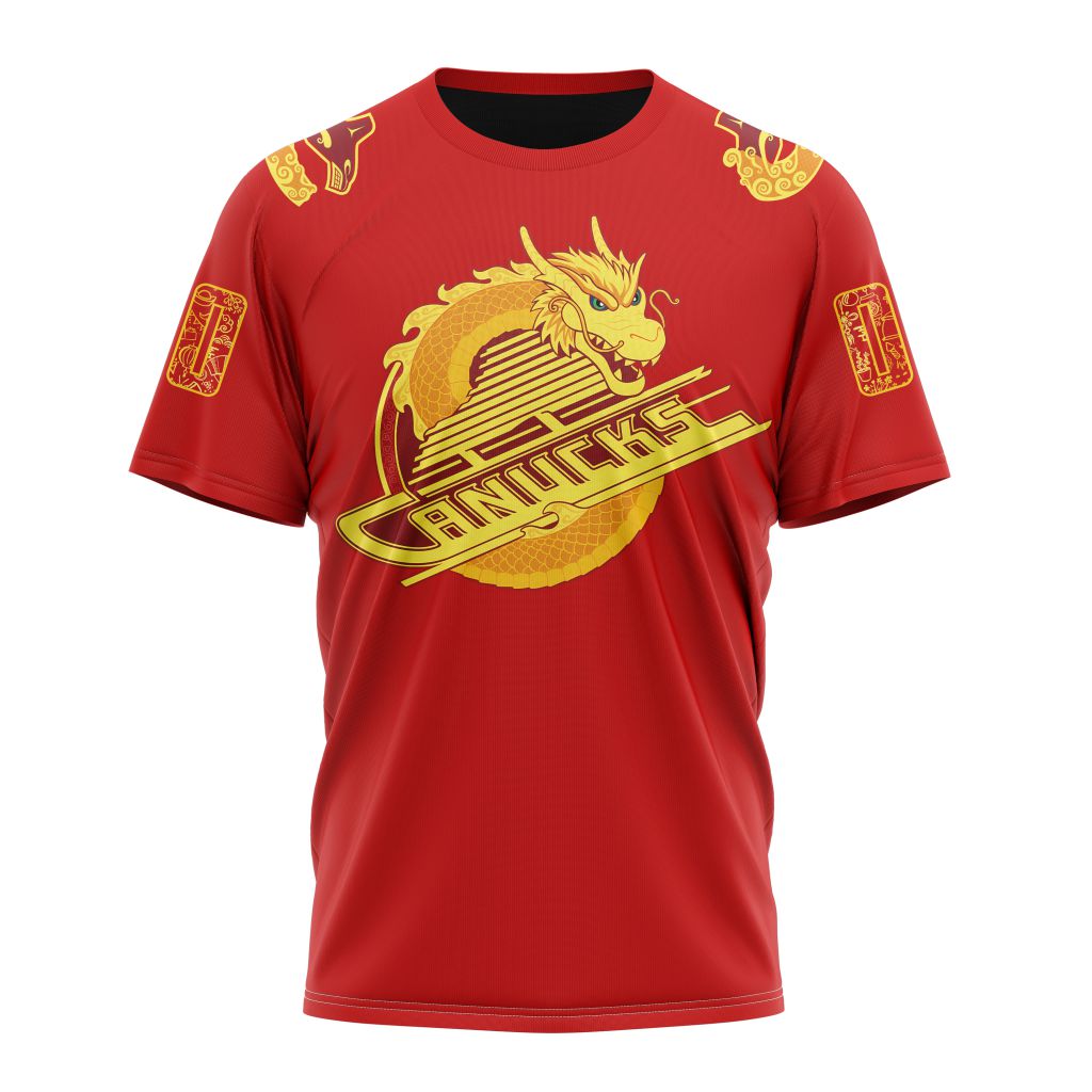 Vancouver Canucks Special 2024 Lunar New Year Personalized Kits Personalized Name And Number T-Shirt Style Neasalamis.com