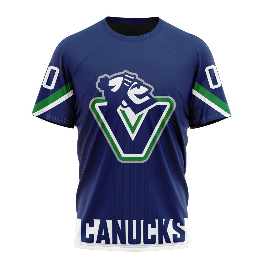 Vancouver Canucks Special Bold Design 02 Personalized Name And Number T-Shirt Style Neasalamis.com
