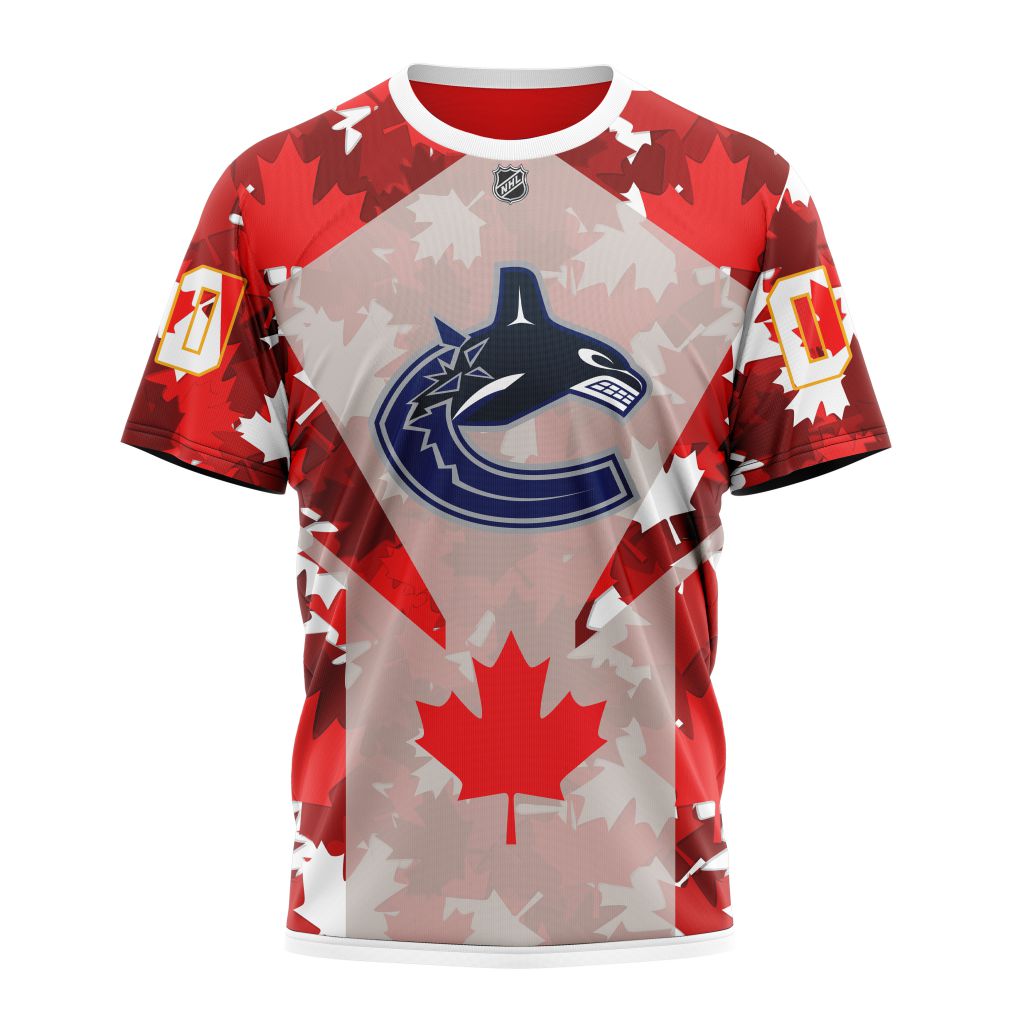 Vancouver Canucks Special Concept For Canaday Day Personalized Name And Number T-Shirt Style Neasalamis.com