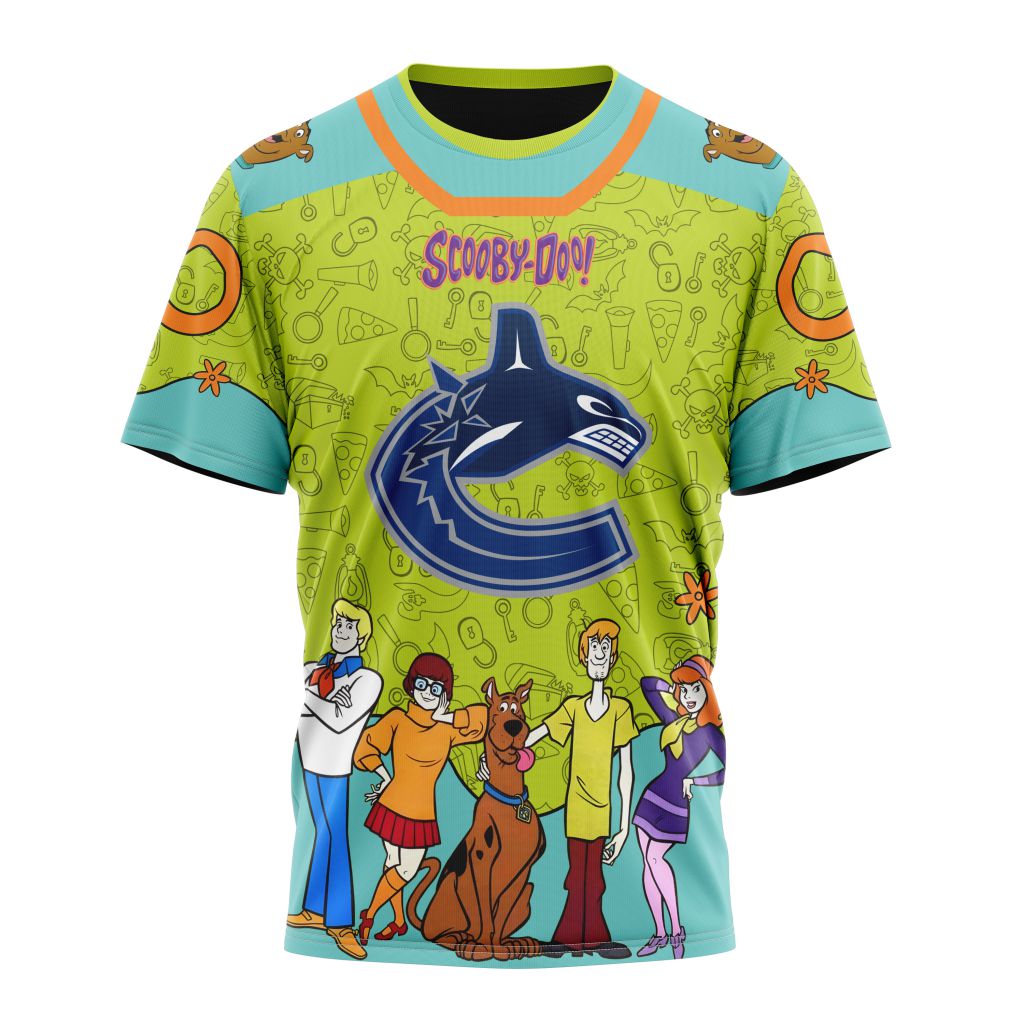 Vancouver Canucks Special Scooby Doo Design 01 Personalized Name And Number T-Shirt Style Neasalamis.com