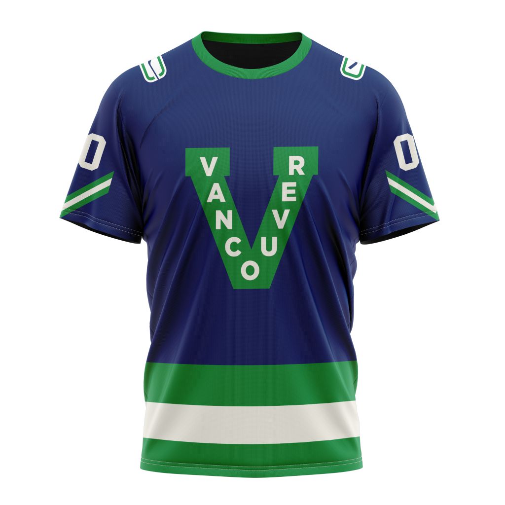 Vancouver Canucks Special Throwback Design 01 Personalized Name And Number T-Shirt Style Neasalamis.com