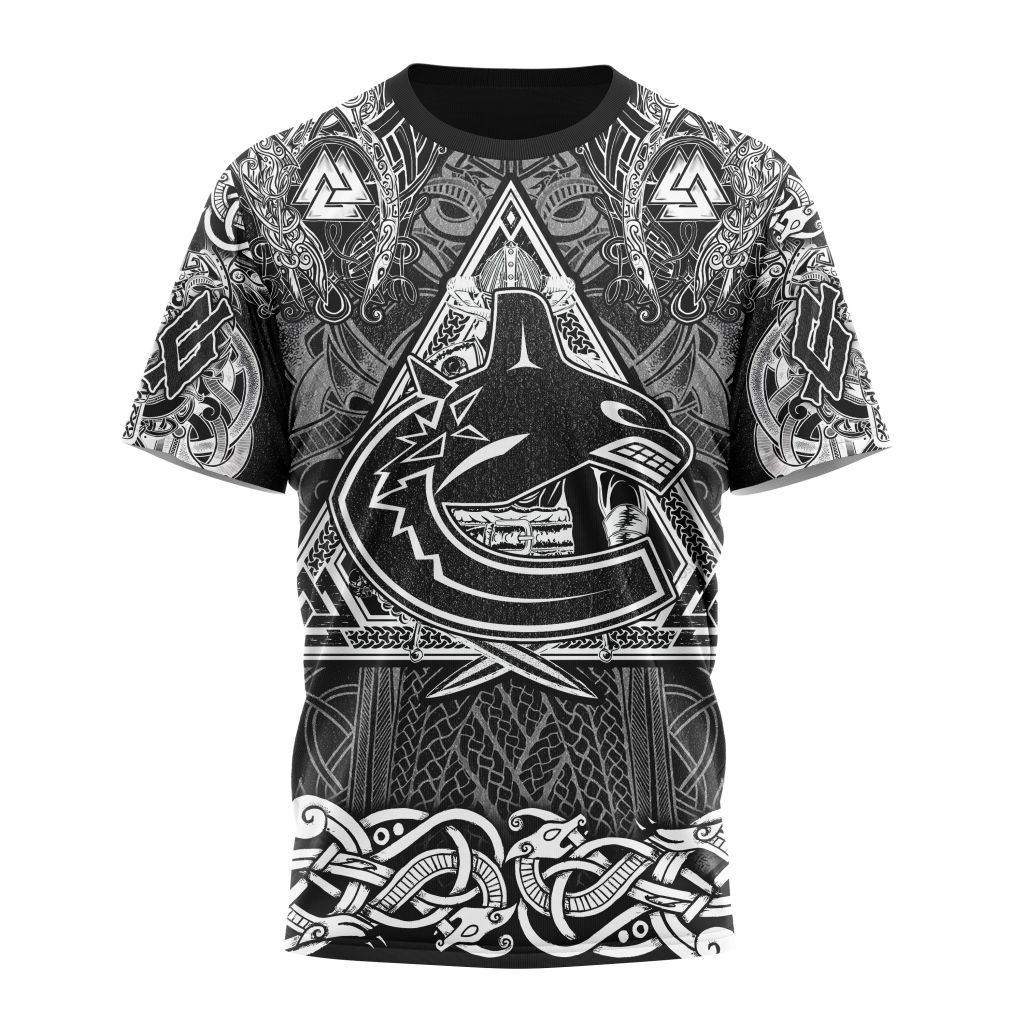Vancouver Canucks Special Viking Design 01 Personalized Name And Number T-Shirt Style Neasalamis.com