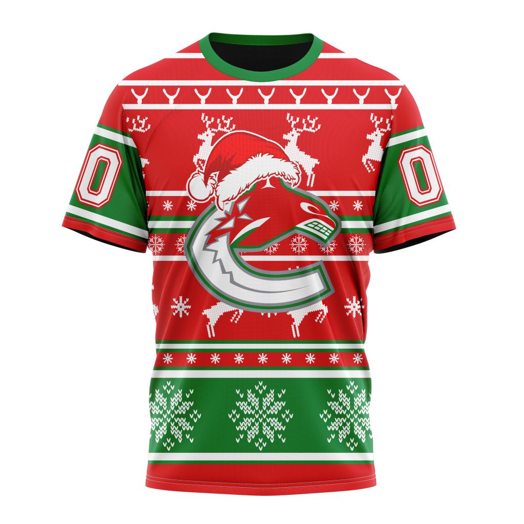 Vancouver Canucks Specialized Unisex Christmas Is Coming Personalized Name And Number T-Shirt Style Neasalamis.com