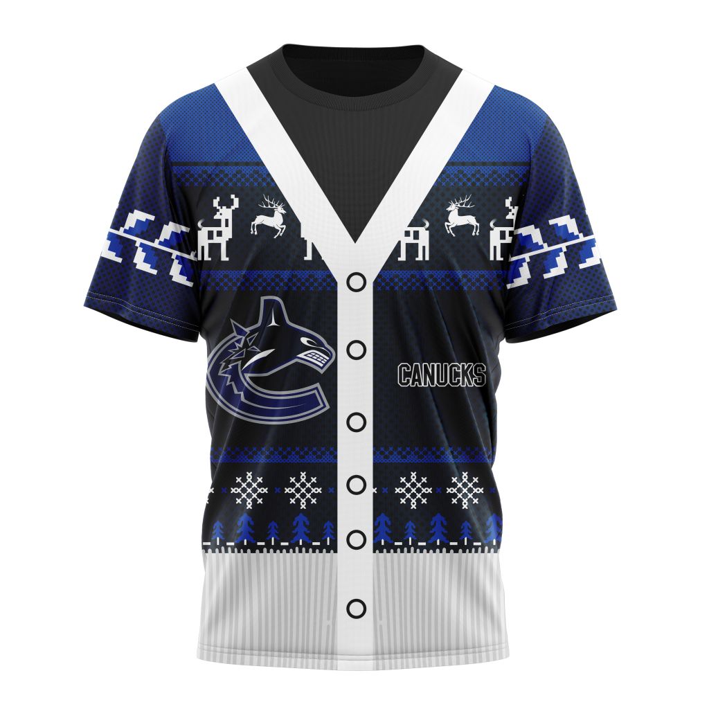 Vancouver Canucks Specialized Unisex Sweater For Chrismas Season Personalized Name And Number T-Shirt Style Neasalamis.com