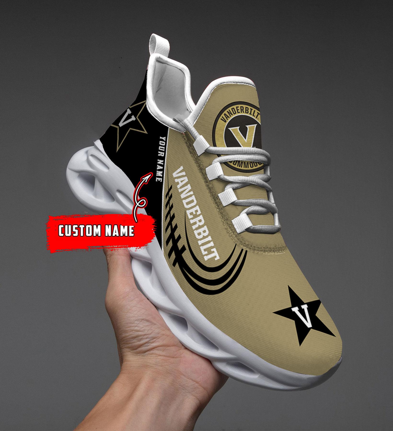 Vanderbilt Commodores Max Soul Shoes Sneakers For Men And Women neasalamis.com